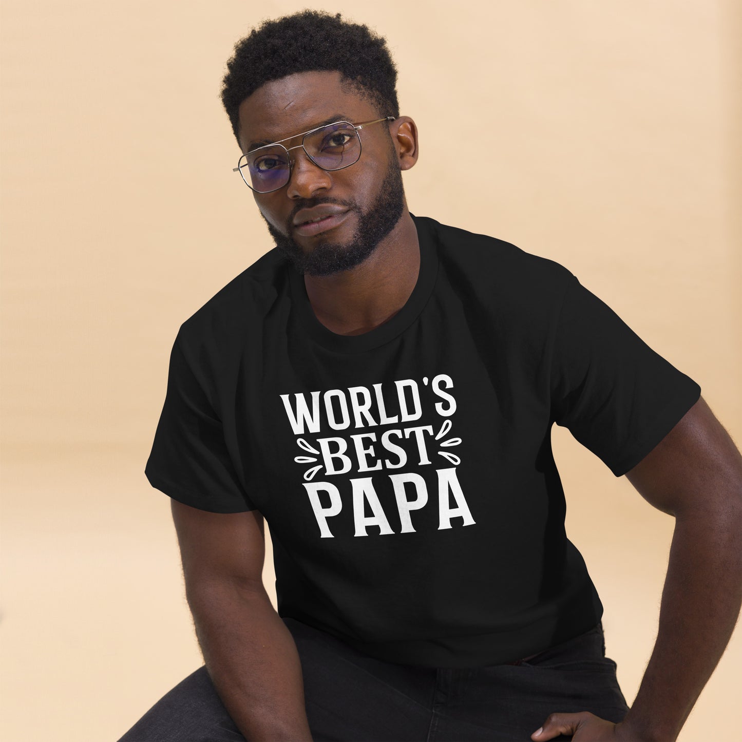 Worlds Best Papa - Unisex classic T-shirt