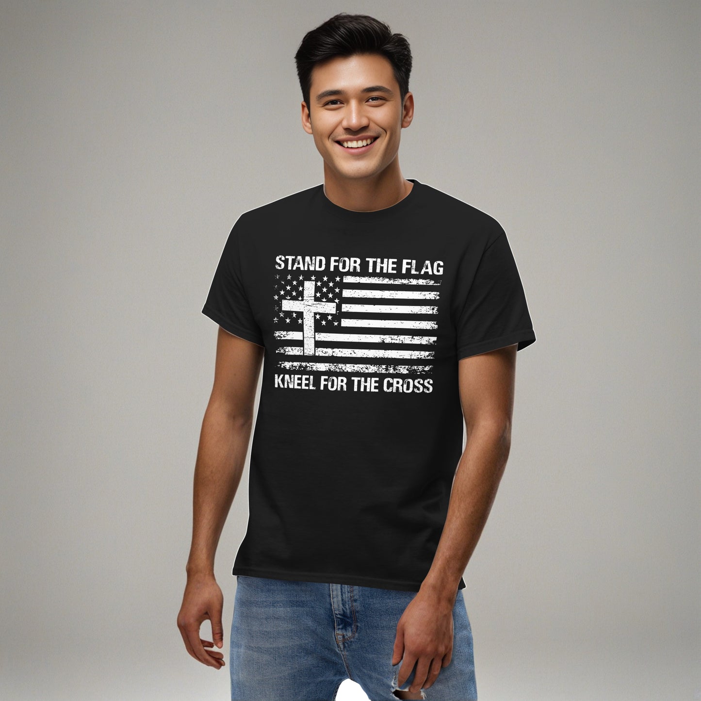 Stand for the Flag kneel for the Cross - Unisex classic tee