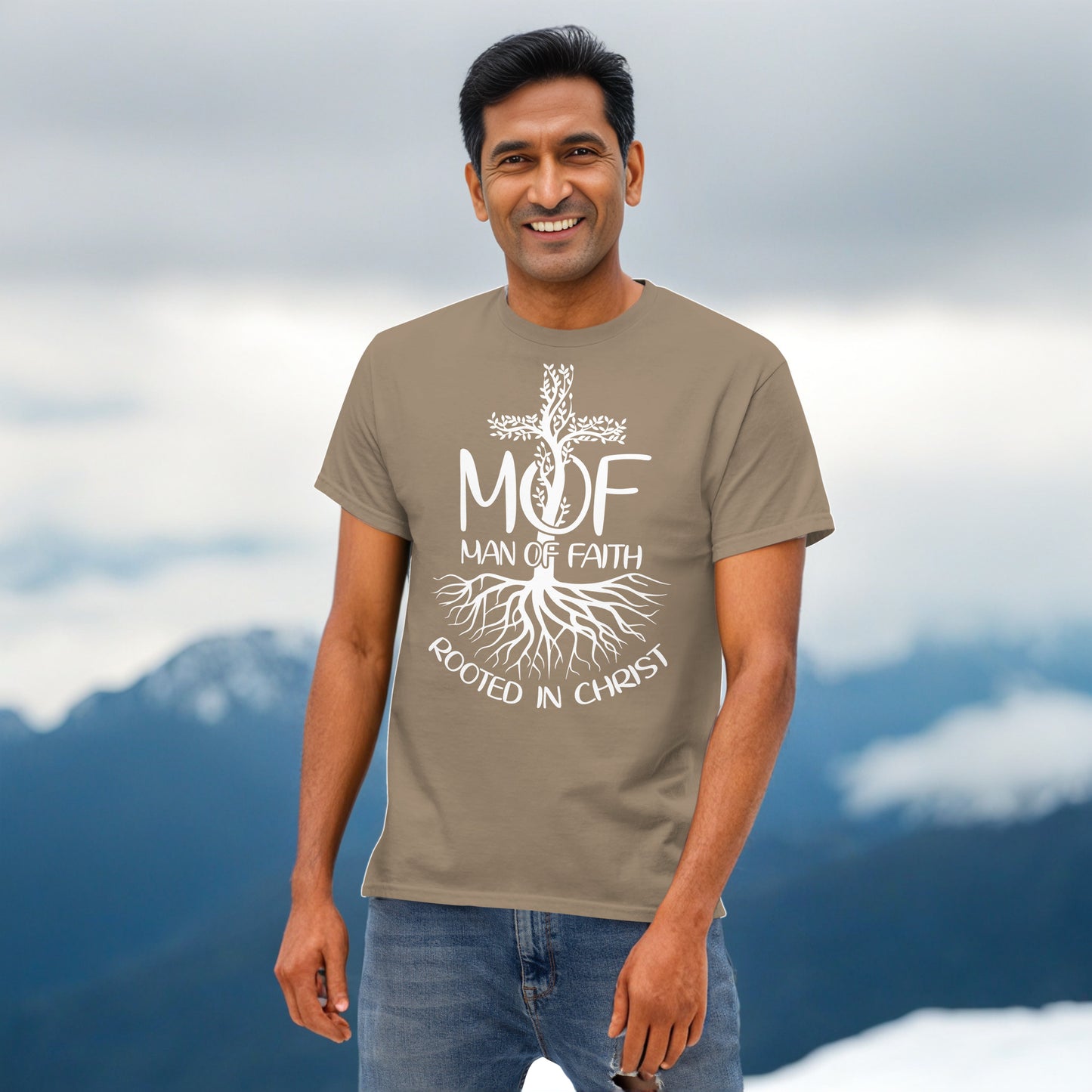Man of Faith Rooted in Christ- Unisex classic T-shirt
