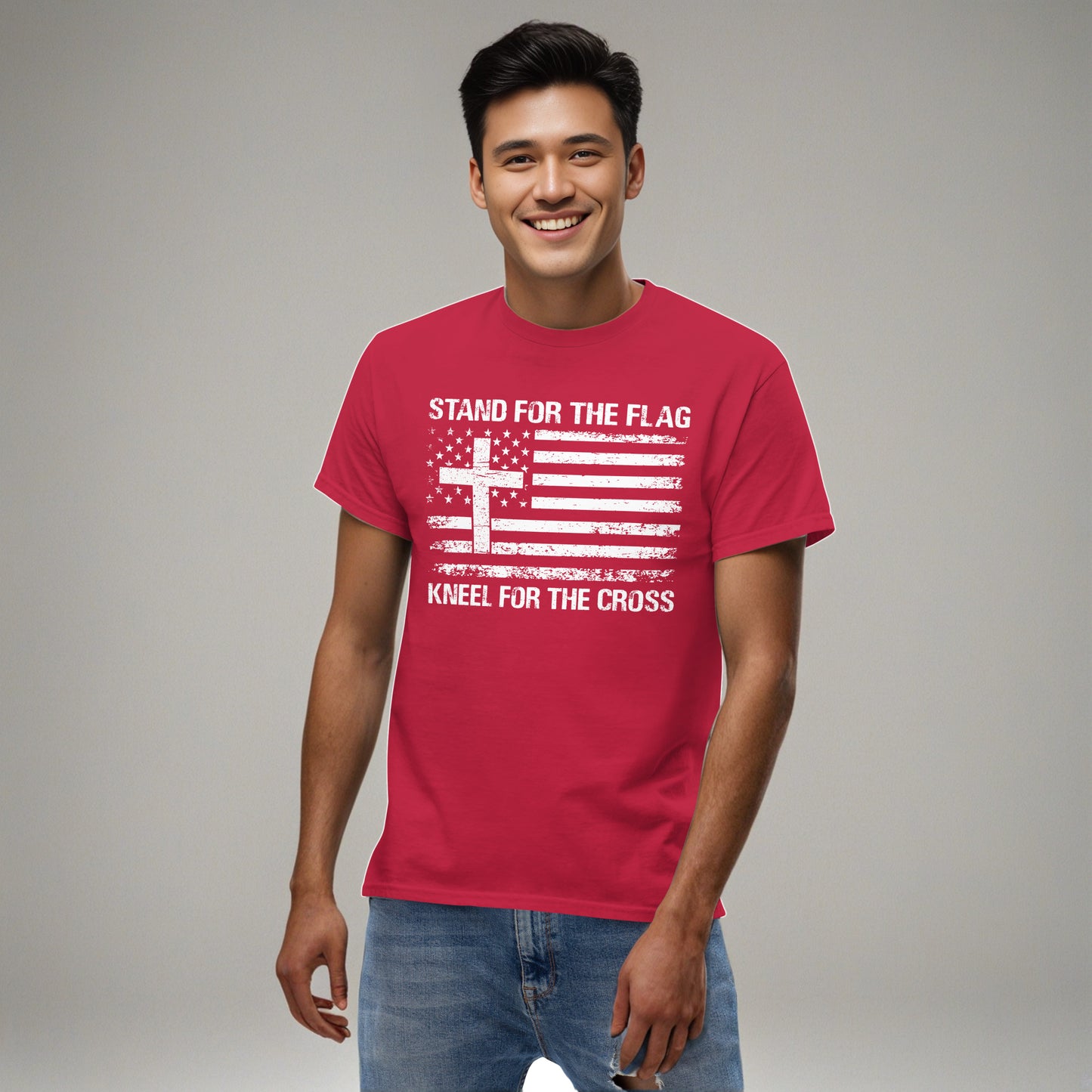 Stand for the Flag kneel for the Cross - Unisex classic tee