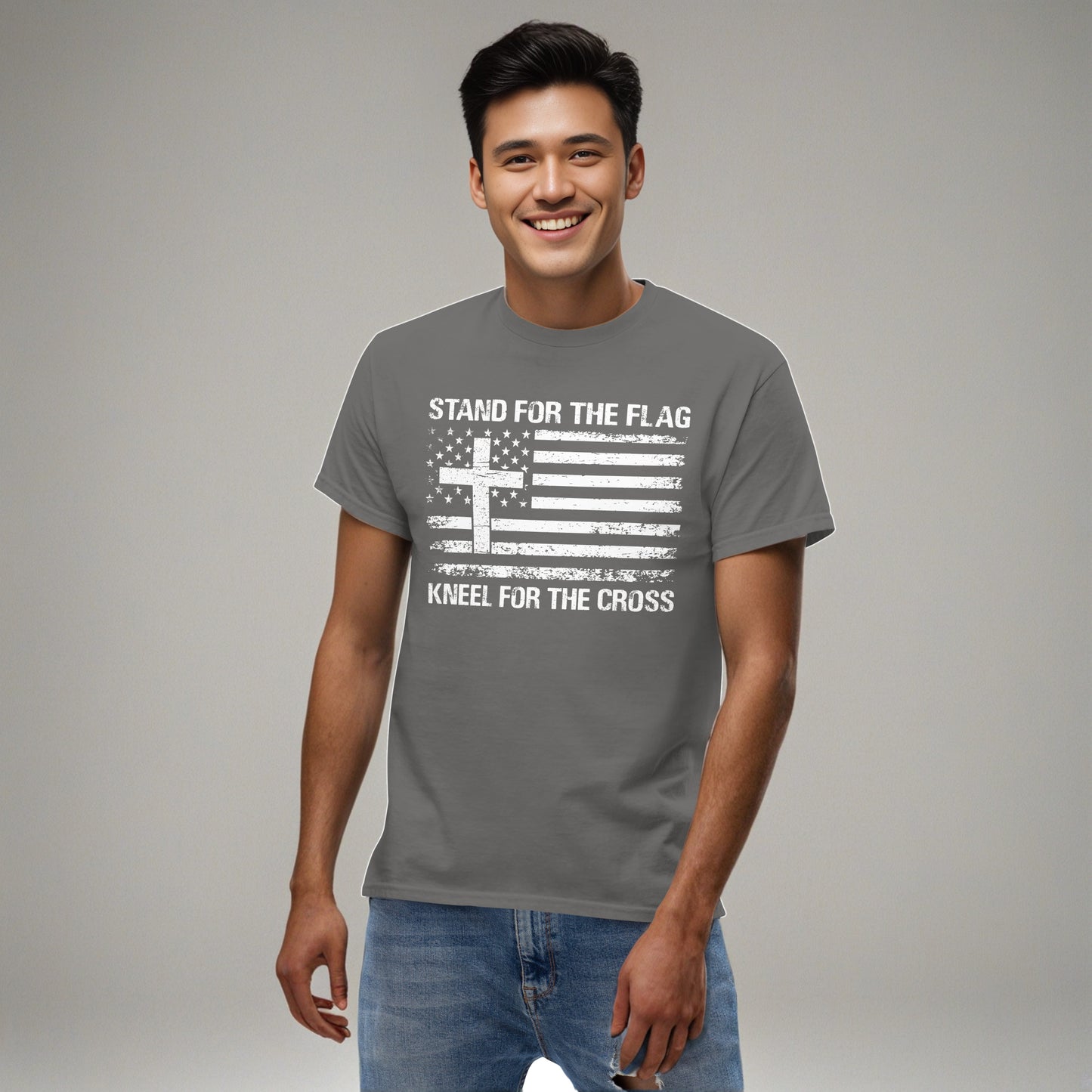 Stand for the Flag kneel for the Cross - Unisex classic tee