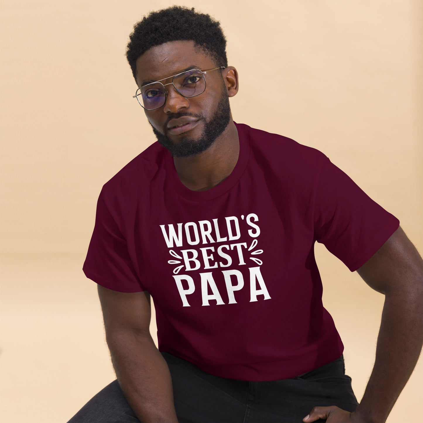 Worlds Best Papa - Unisex classic T-shirt