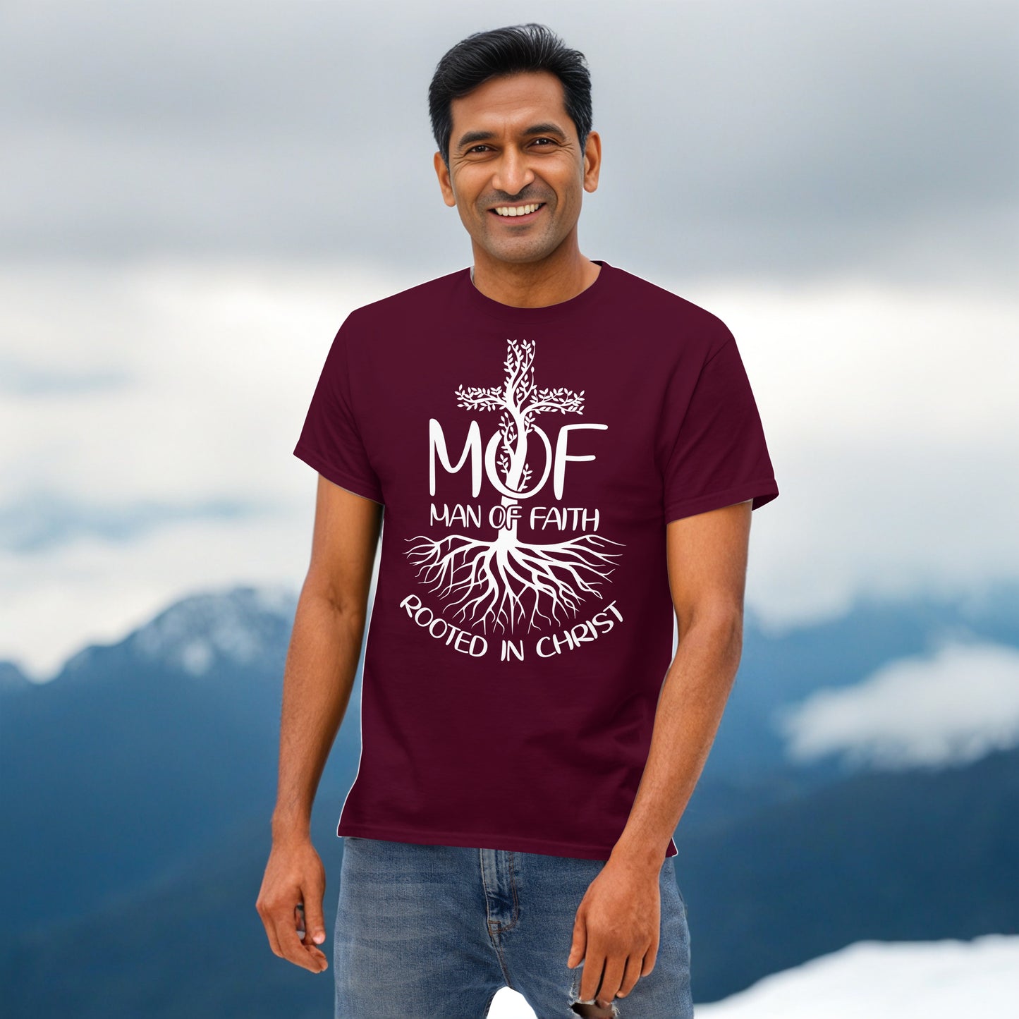 Man of Faith Rooted in Christ- Unisex classic T-shirt