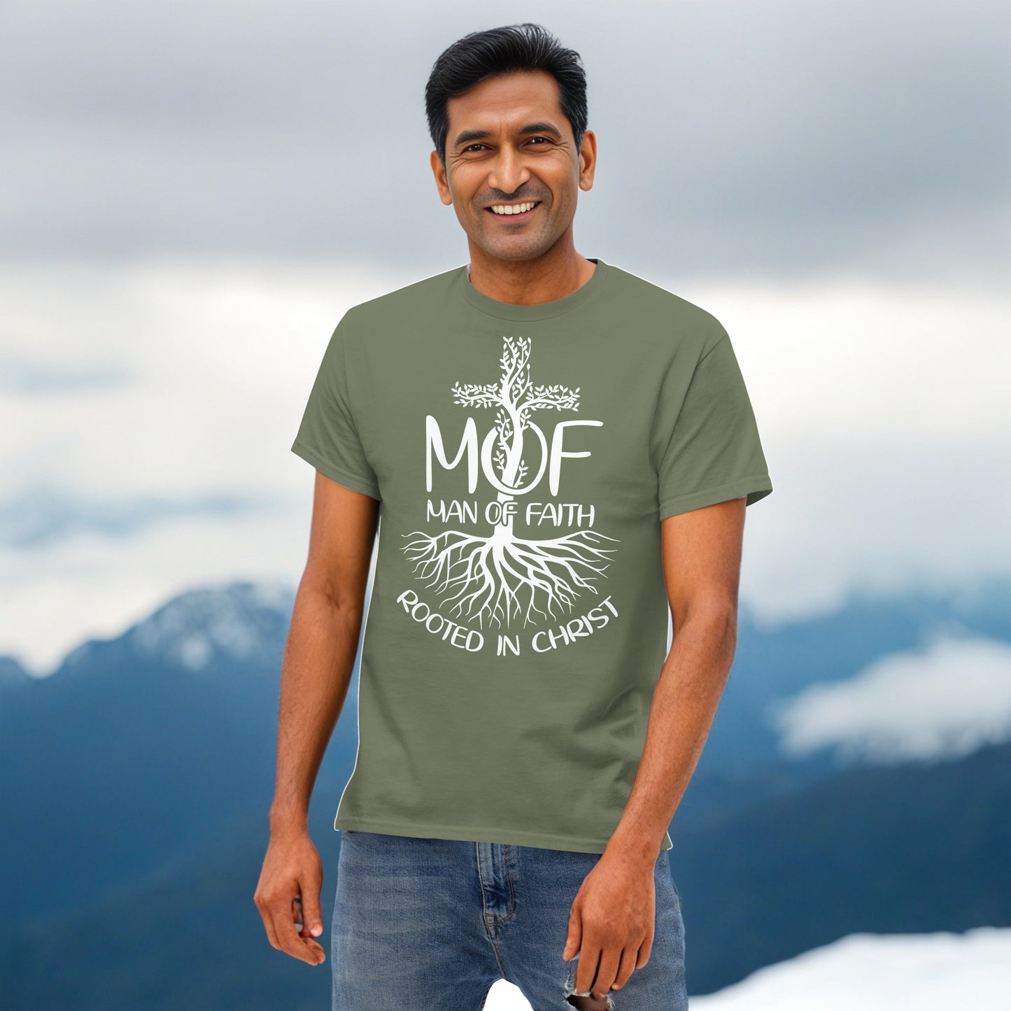 Man of Faith Rooted in Christ- Unisex classic T-shirt