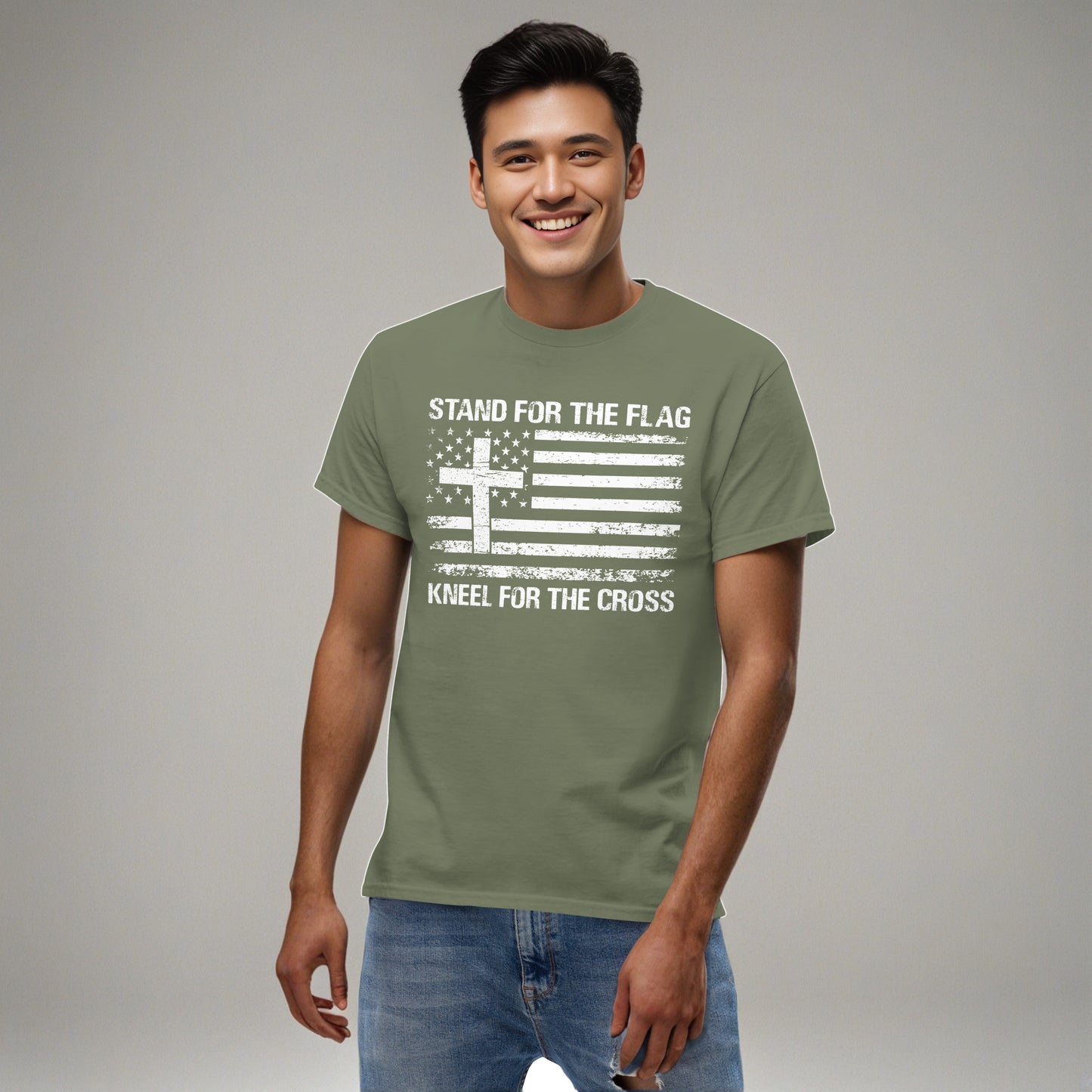 Stand for the Flag kneel for the Cross - Unisex classic tee