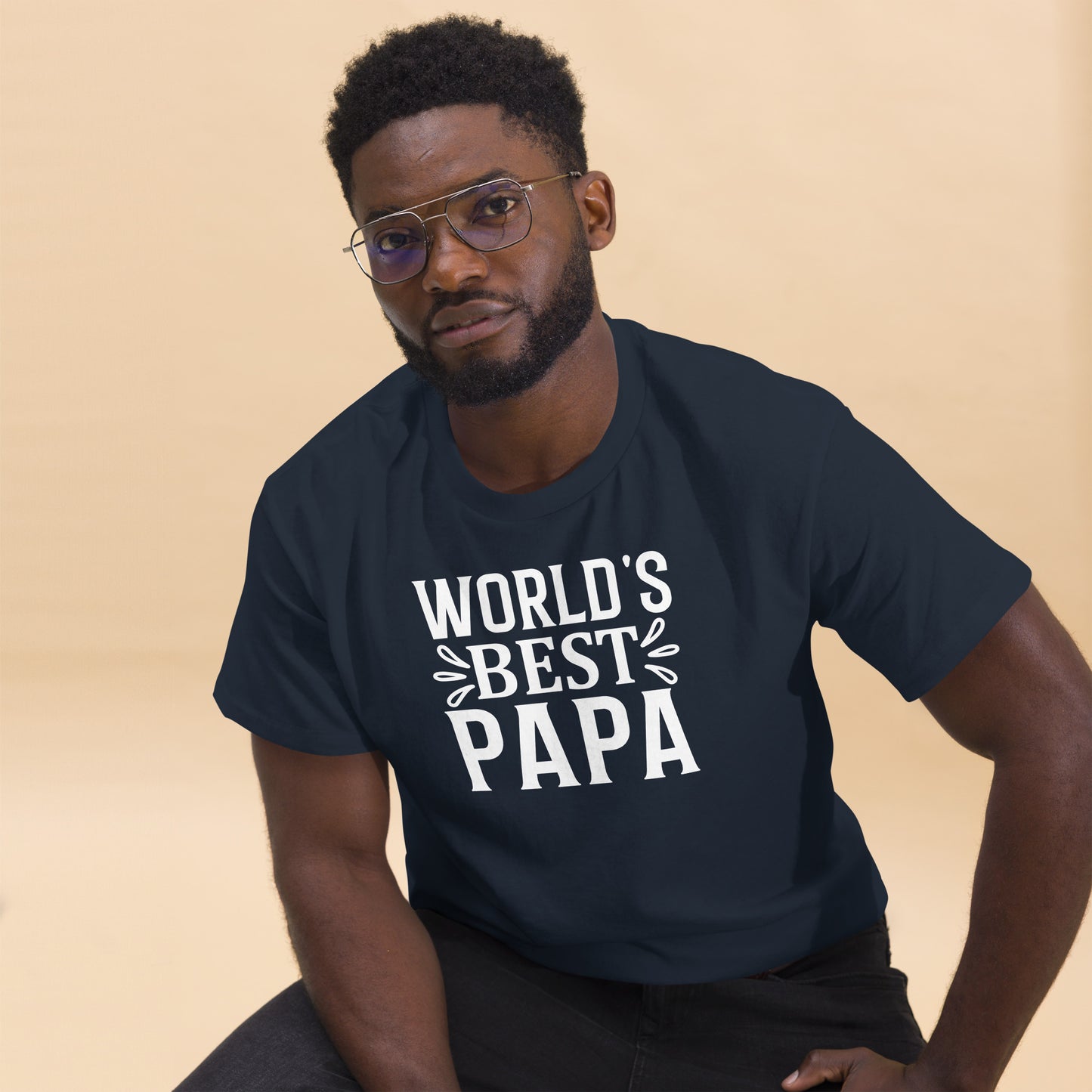 Worlds Best Papa - Unisex classic T-shirt