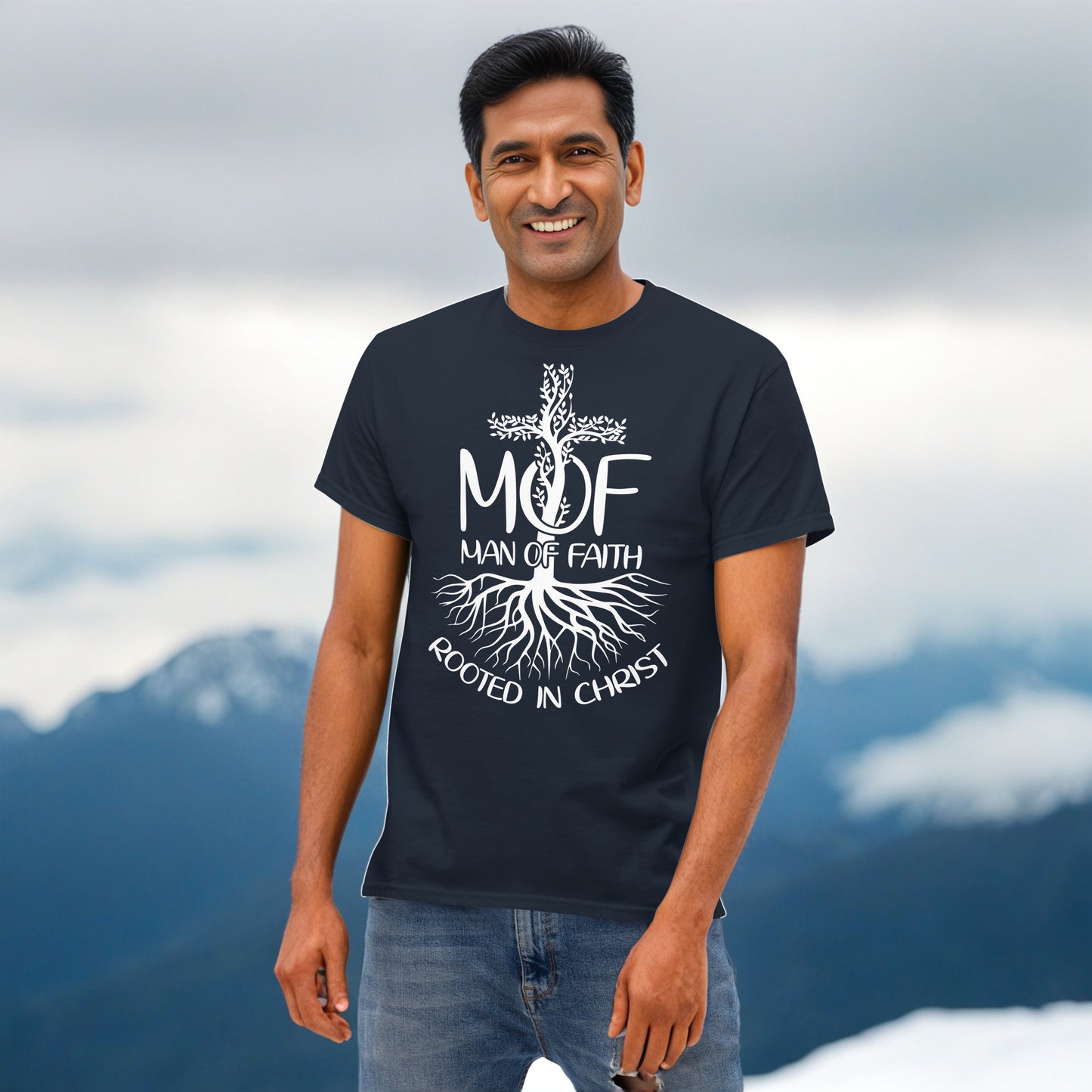 Man of Faith Rooted in Christ- Unisex classic T-shirt