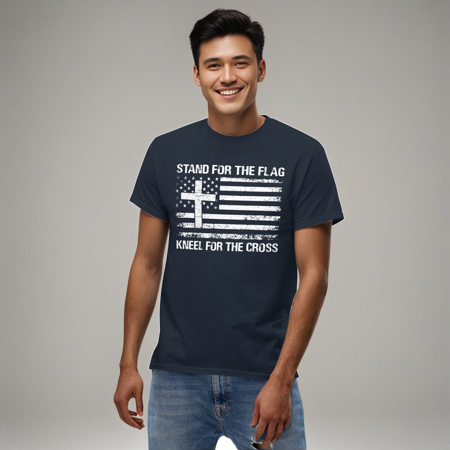 Stand for the Flag kneel for the Cross - Unisex classic tee