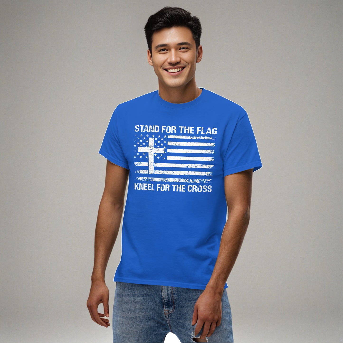 Stand for the Flag kneel for the Cross - Unisex classic tee