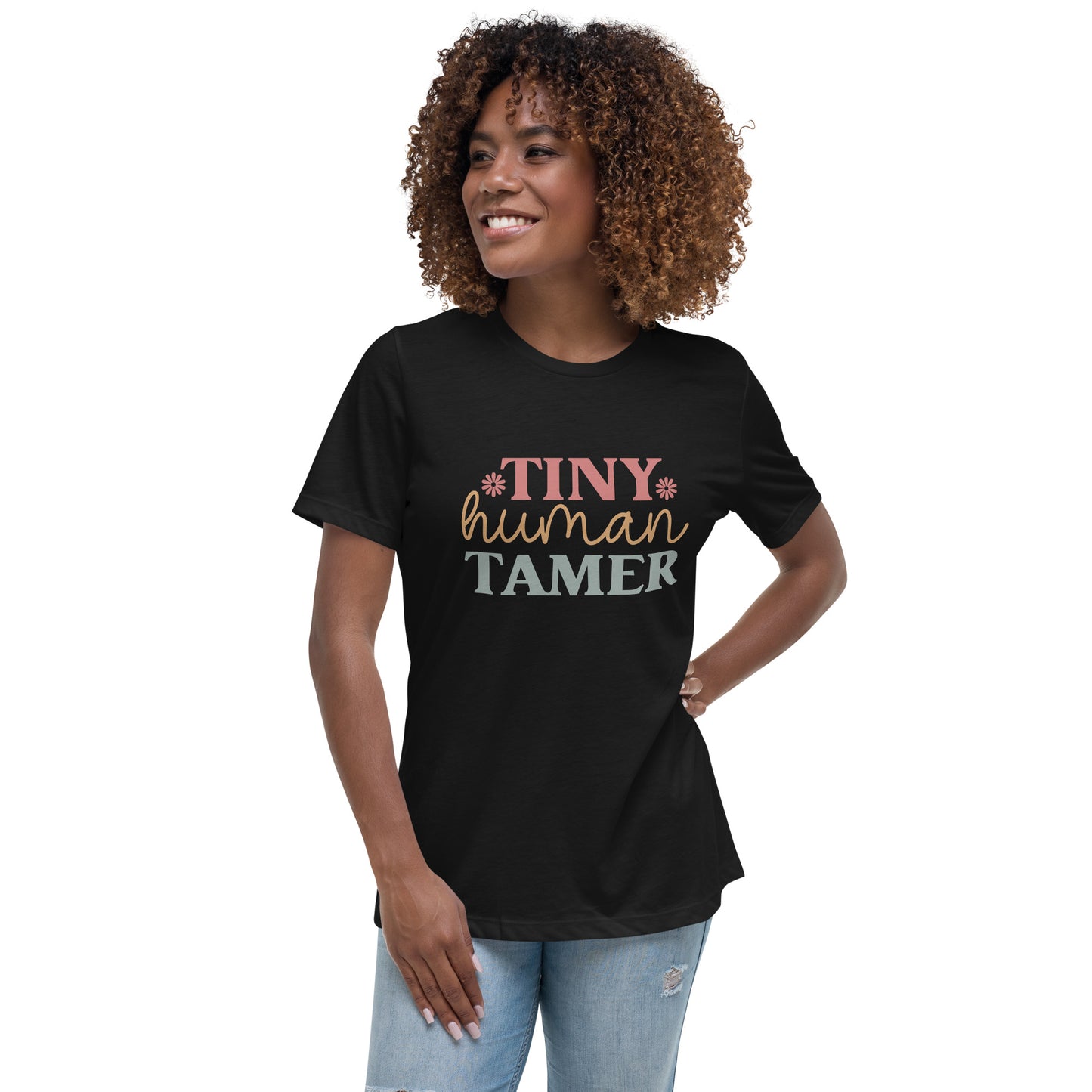 Tiny human Tamer - Womens T-shirt