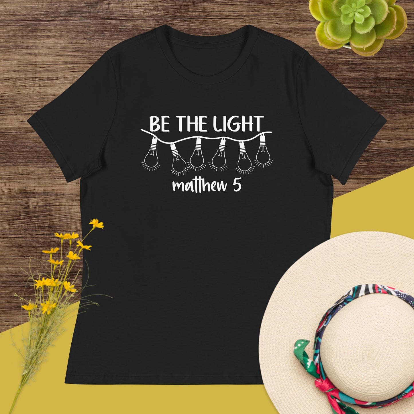 Be The Light - Womens t-shirt