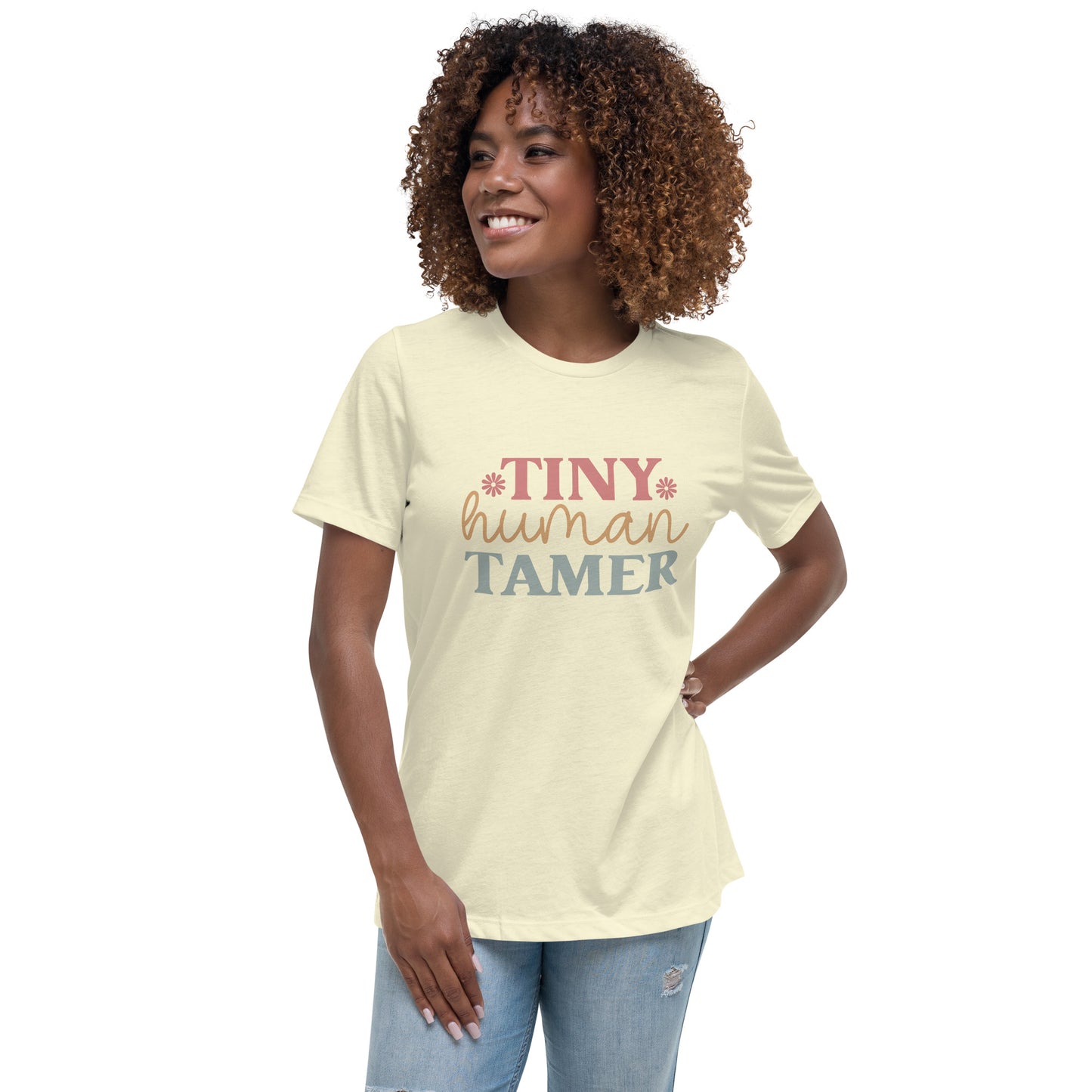 Tiny human Tamer - Womens T-shirt