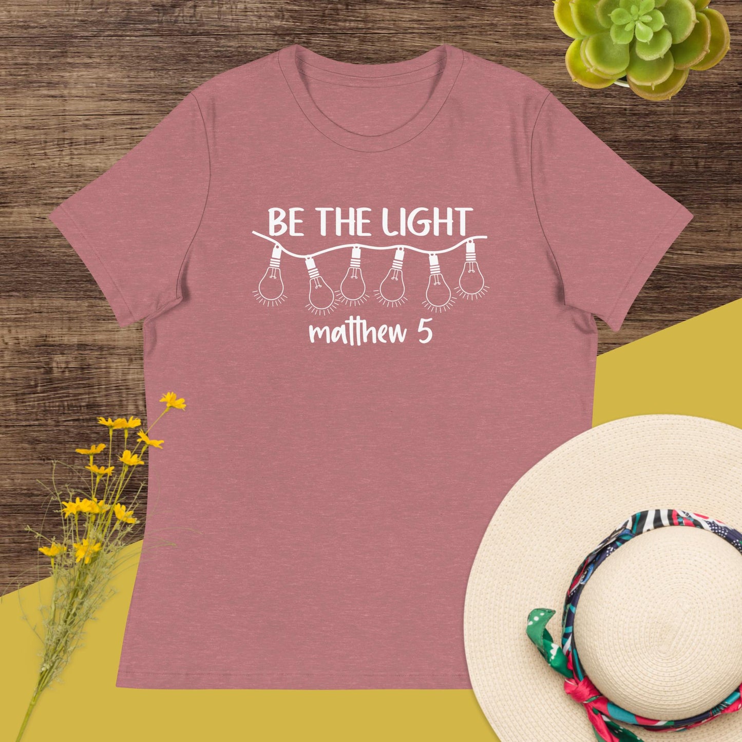 Be The Light - Womens t-shirt