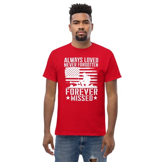 Always loved never forgotten - Unisex t-shirt Red
